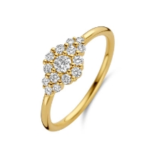 Billede af Spirit Icons Ascot ring large 14kt. guld med 0,43 ct w/vs diamanter (str. 55) Billede af Spirit Icons Ascot ring large 14kt. guld med 0,43 ct w/vs diamanter (str. 55)