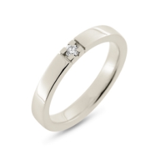 Billede af Alliancering 1* 0,06 w/pi. 925s. (br. 3,0-tk. 2,0 mm.)