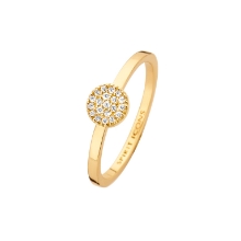 Billede af Spirit Icons Mini ring 14 karat guld med 0,10 ct. w/vs str. 52