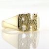 Billede af Ring, massiv med udsavet monogram PH, 14 kt. 