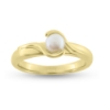 Billede af Ring sv. kulturperle 5-5½ mm.