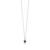 Billede af Mads Z Sølv halskæde "Cabochon" m.ægte Safir 0,52ct 45cm