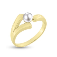 Billede af Ring saltvands perle 4½-5 m/m. 14 kt. 