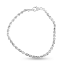 Billede af Armbånd cordel sølv bredde 3,2mm 23cm