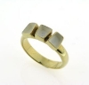Billede af Tandring 3 tand (incl. ny ring) 14 kt