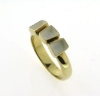 Billede af Tandring 3 tand (incl. ny ring) 14 kt
