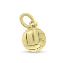 Billede af Vedhæng fodbold 11 mm. massiv 8 kt