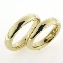 Billede af Vielses & Forlovelses ringe, profil oval ca. 4,6*2,7mm 14 kt Billede af Vielses & Forlovelses ringe, profil oval ca. 4,6*2,7mm 14 kt