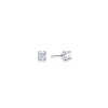 Billede af Mads Z "Crown" øreringe 14 kt. hvidguld m. 0,50ct. W.SI