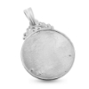 Billede af Vedhæng rund amulet med blodtype, dia. 26 mm. 925s.