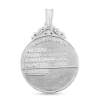 Billede af Vedhæng rund amulet med blodtype, dia. 26 mm. 925s.