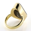 Billede af Ring fattet med natur sl. sten, 14 kt.