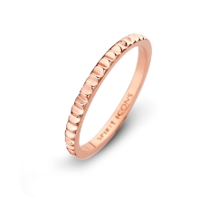 Billede af Spirit Icons Peak ring rosaforgyldt sølv str. 56