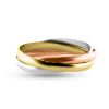 Billede af Ring 3 i en, 3,0 mm. guld (-59)