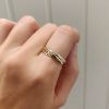 Billede af Ring 3 i en, 3,0 mm. guld (-59)