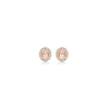 Billede af Mads Z "Madison" øreringe 14 kt. guld m. 0,15ct. diamant og morganit