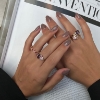 Billede af Mads Z "Darling" ring 14 kt. guld m. pink morganit (str. 50-60)