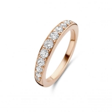 Billede af Spirit Icons Victoria ring rosaforgyldt sølv m. cz (str. 58)