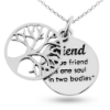 Billede af By Pind halskæde sølv Friend tree of Life (40, 45 eller 50 cm)