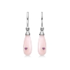 Billede af Mads Z "Precious Drops" øreringe sølv m. pink opal + rubin