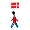 Billede af Kay Bojesen Fanebærer - Lille - Rød/blå/hvid