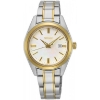 Billede af Seiko dameur, stål/doublé lænke, safirglas, 10 bar, 29,8mm