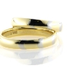 Billede af 1 par vielsesringe med Platin, 14 kt. + platin