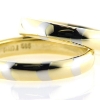 Billede af 1 par vielsesringe med Platin, 14 kt. + platin