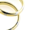 Billede af 1 par vielsesringe med Platin, 14 kt. + platin