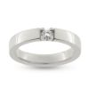 Billede af Allia. ring, 1* 0,10 w/pi. sølv 925s. (br. 3,7-tk. 2,2 mm.)