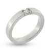 Billede af Allia. ring, 1* 0,10 w/pi. sølv 925s. (br. 3,7-tk. 2,2 mm.)