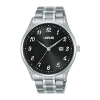 Billede af Lorus Classic herreur stållænke sort skive 5 bar 42mm