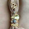 Billede af Hyldeblomst ring 14 kt. m. brillanter