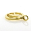 Billede af Vedhæng, fredstegn (peace tegn) hj. 20 mm. 8 kt. 