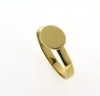 Billede af Ring m. oval plade 10*8 m/m. 8 kt.