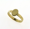 Billede af Ring m. oval plade 9*7 m/m. 14 kt.