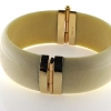 Billede af Armring elfenben med fatninger, 14 kt.