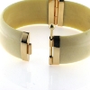Billede af Armring elfenben med fatninger, 14 kt.