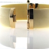 Billede af Armring elfenben med fatninger, 14 kt.