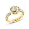 Billede af Rosetring fattet med 71 brillanter 14 kt.