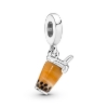 Billede af Pandora Muranoglas Bubble Tea Charm sølv