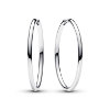Billede af Pandora Moments Charm creoler sølv (40 mm)