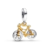 Billede af Pandora To-tonet Cykel forgyldt metalblanding