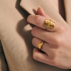 Billede af WiOGA Ullaflora ring forgyldt sølv m. cz (str. 48-58)