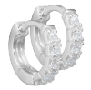 Billede af Aqua Dulce Darling øreringe sølv m. cz - 10,7 mm
