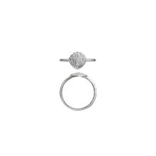 Billede af STINE A Vintage Shell ring sølv m. cz (str. 54)