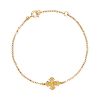 Billede af Lund Copenhagen Dagmarkors armbånd 8 kt. guld (16-18 cm)