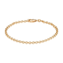 Billede af Armbånd anker rund 14kt t 0,70/br 2,7mm 18,5cm