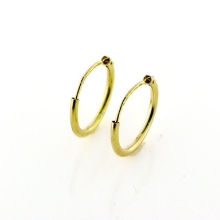 Billede af Creol ørering 1,3mm. 11 mm. 8kt.