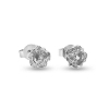 Billede af Ørestikker blomst, 7,0 mm. 14 kt. hvidguld (rose)